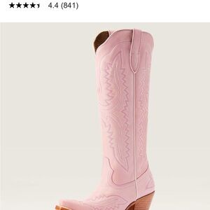 Ariat light pink cassanova boots